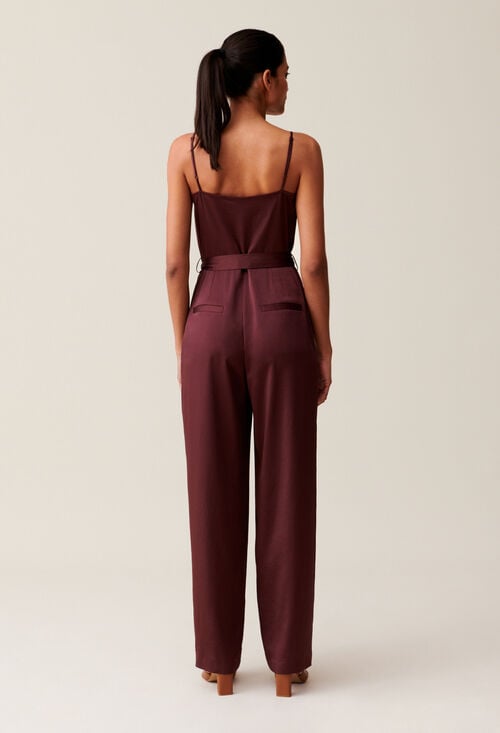 Claudie Combinaison Ceinturée Pour Femme