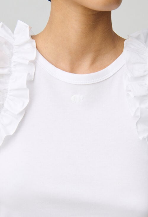 Claudie Débardeur à Volants Pour Femme