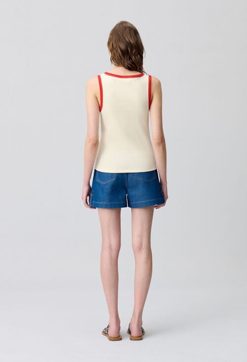 Claudie Débardeur Contrasté Pour Femme