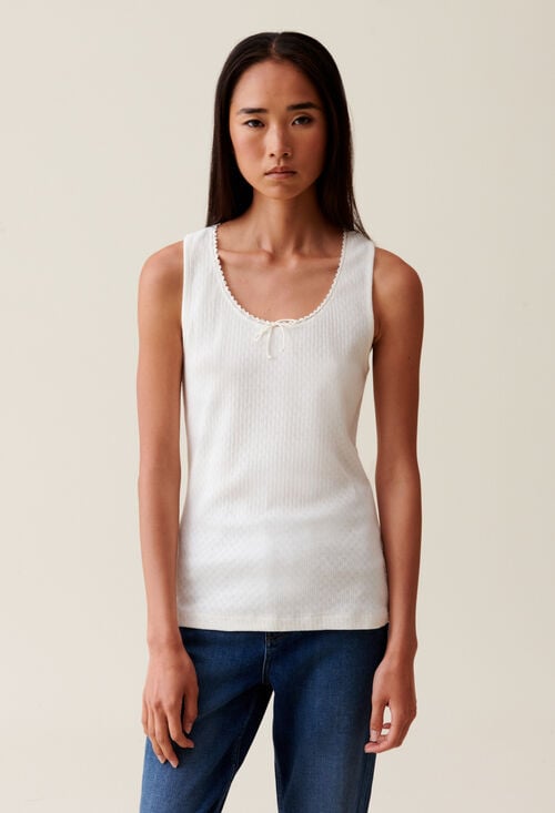 Claudie Débardeur Dentelle Pour Femme