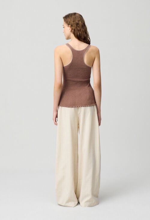 Claudie Débardeur Maille Fine Pour Femme