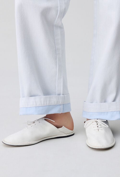 claudie Derbies cuir souple pour femme