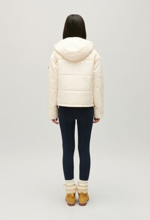 Claudie Doudoune Bi-matière écrue Pour Femme