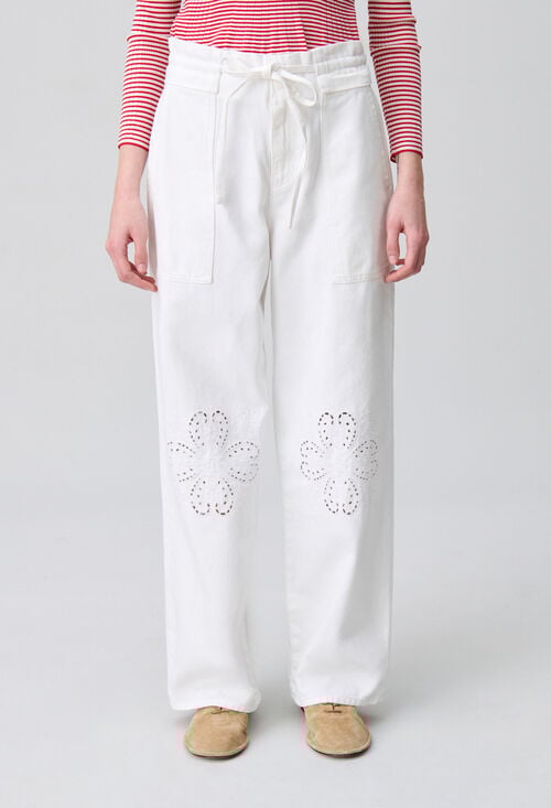 Claudie Jean Baggy Brodé Pour Femme