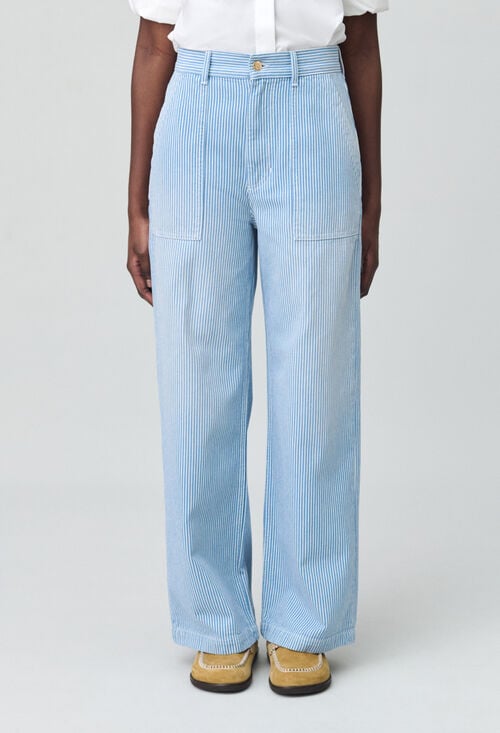 claudie Jean large délavé pour femme