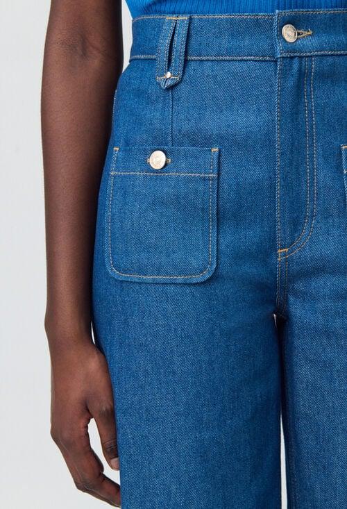 Claudie Jean Large Taille Haute Pour Femme