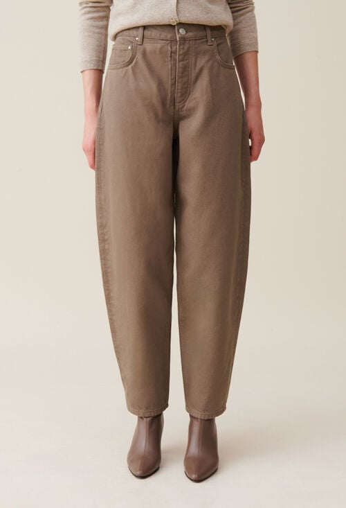 claudie Jean Luc mom taupe pour femme