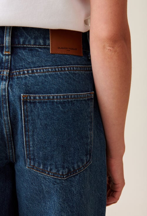 Claudie Jean Michel Baggy Denim Foncé Pour Femme