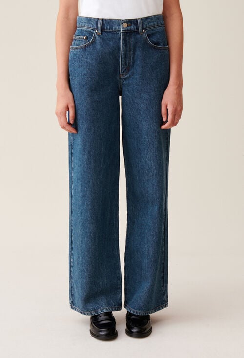 claudie Jean Michel baggy denim foncé pour femme