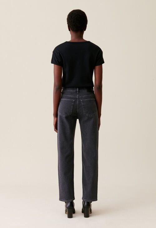 Claudie Jean Toto Slim Gris Anthracite Pour Femme