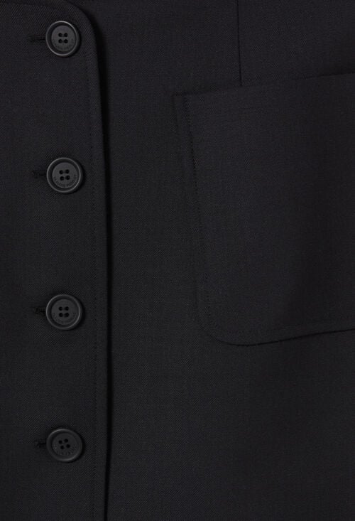 Claudie Jupe Courte Boutonnée Pour Femme