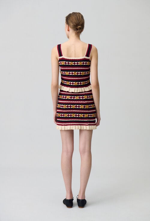 Claudie Jupe Courte Crochet Pour Femme