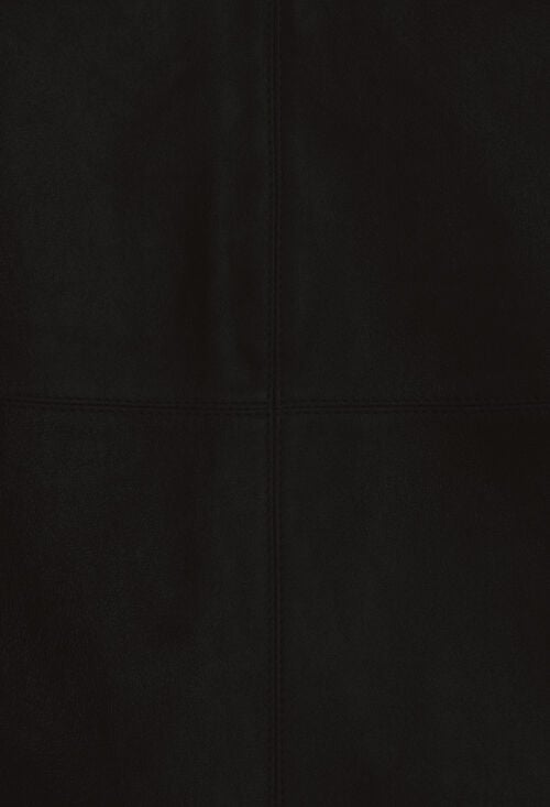 Claudie Jupe Courte Cuir Pour Femme