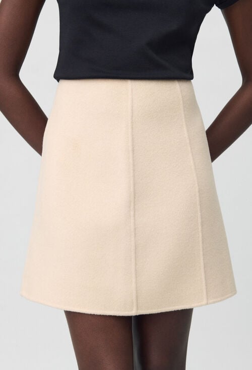 claudie Jupe courte droite pour femme