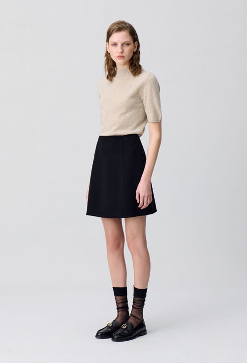 claudie Jupe courte droite pour femme