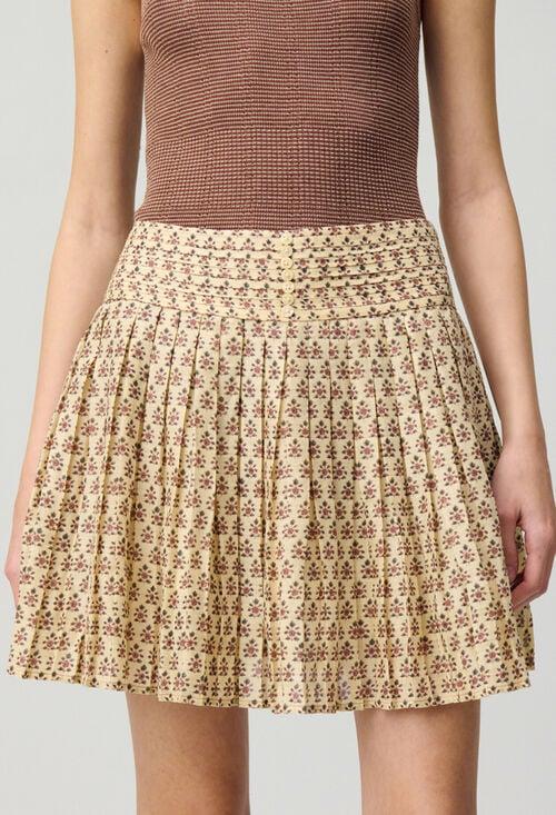 claudie Jupe courte imprimée pour femme