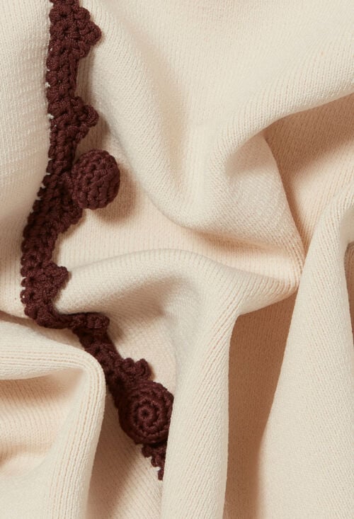 Claudie Jupe Courte Maille Fine Pour Femme