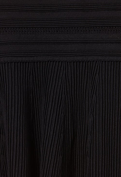 Claudie Jupe Courte Maille Fine Pour Femme