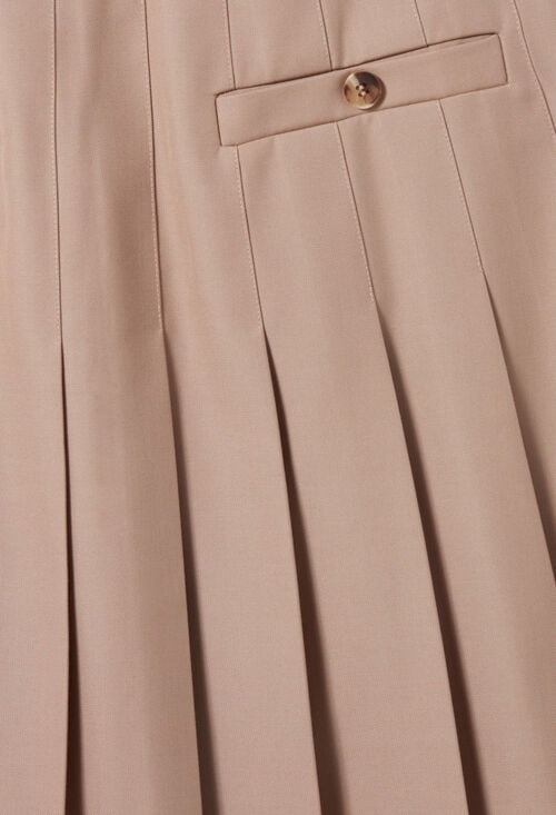 Claudie Jupe Courte Plissée Pour Femme