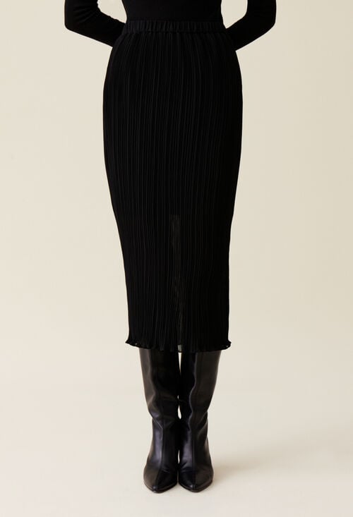 claudie Jupe plissée 7/8ème doublée pour femme