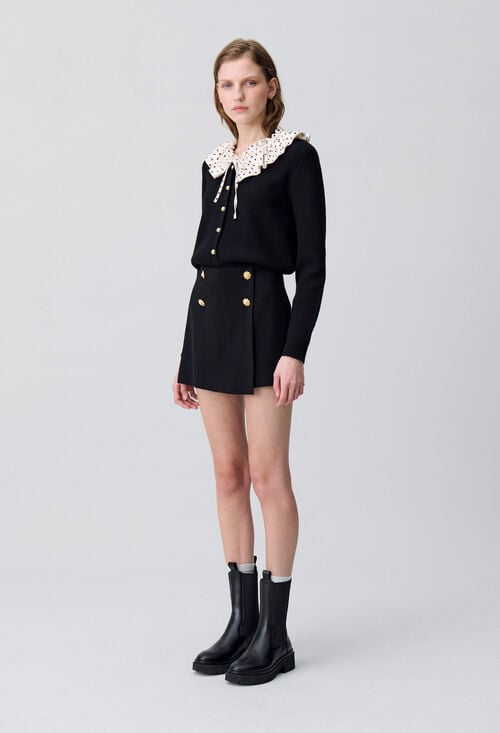 claudie Jupe-short courte pour femme