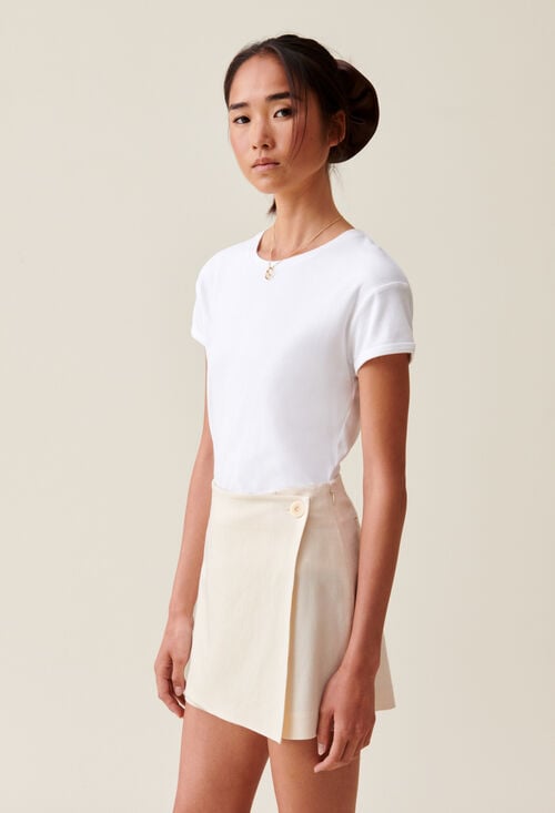 Claudie Jupe-short Portefeuille Pour Femme