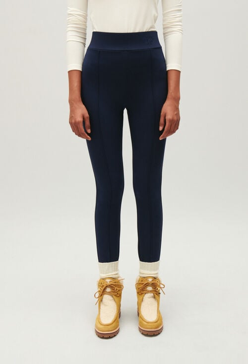 claudie Legging fuseau maille marine pour femme