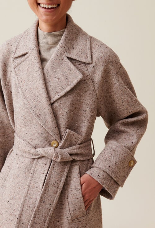 claudie Manteau esprit trench 7/8ème pour femme