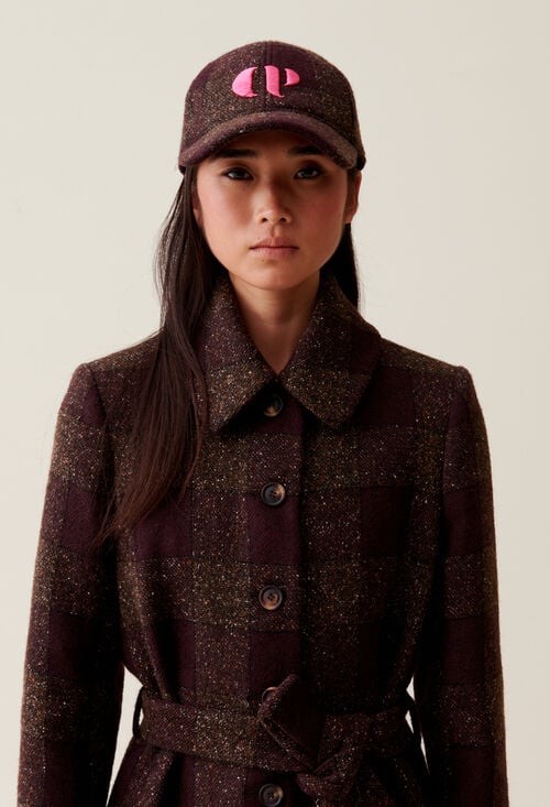 Claudie Manteau Laine Mélangée Pour Femme