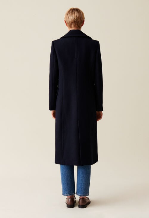 Claudie Manteau Long Croisé Pour Femme