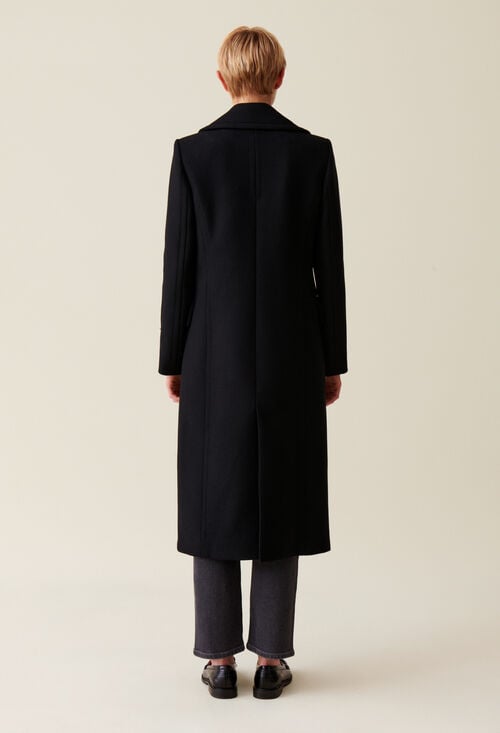 Claudie Manteau Long Croisé Pour Femme