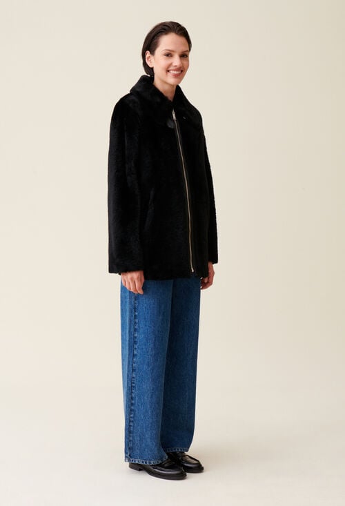 Claudie Manteau Zippé Réversible Pour Femme