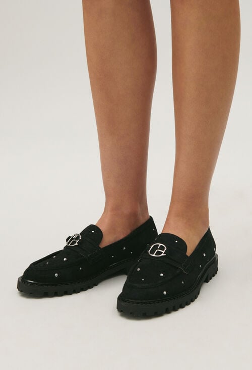 claudie Mocassins cuir suède pour femme