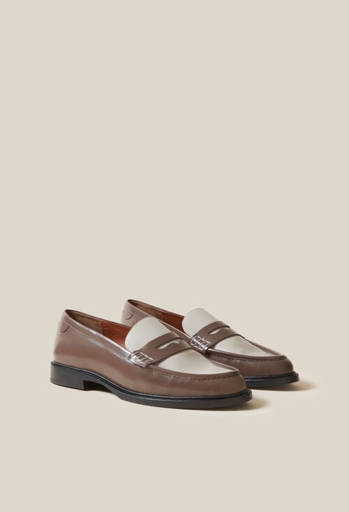 Claudie Mocassins Vernis Bicolores Pour Femme