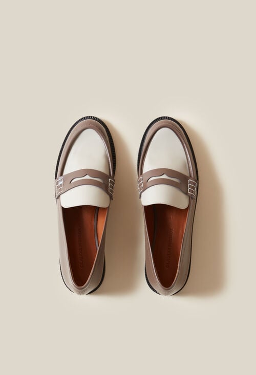 Claudie Mocassins Vernis Bicolores Pour Femme