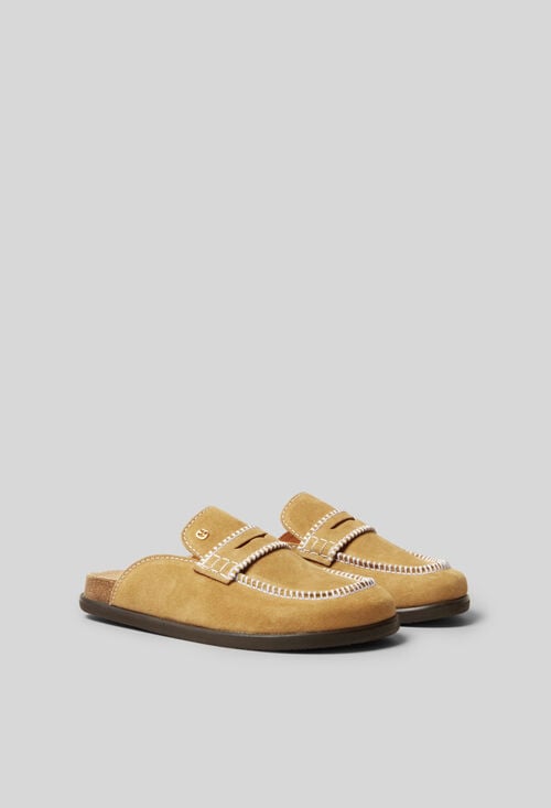 Claudie Mules Suède Pour Femme