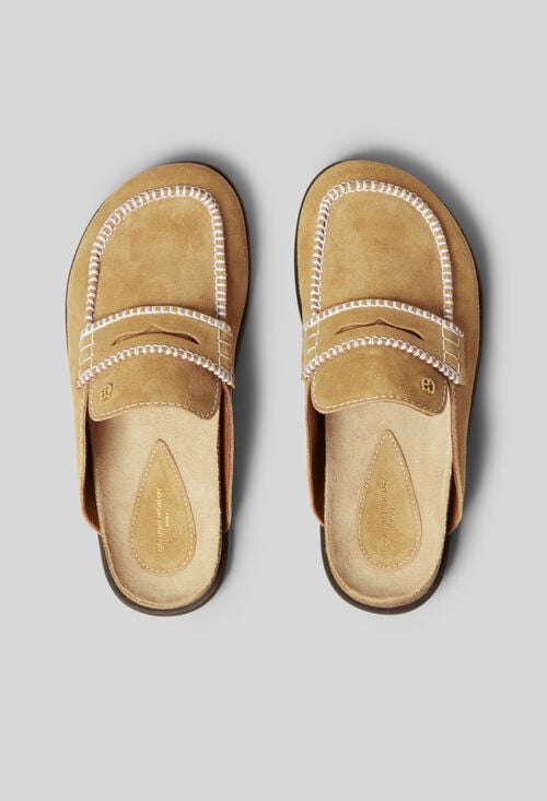 Claudie Mules Suède Pour Femme
