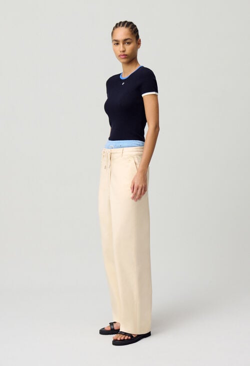 Claudie Pantalon Cargo Taille Basse Pour Femme