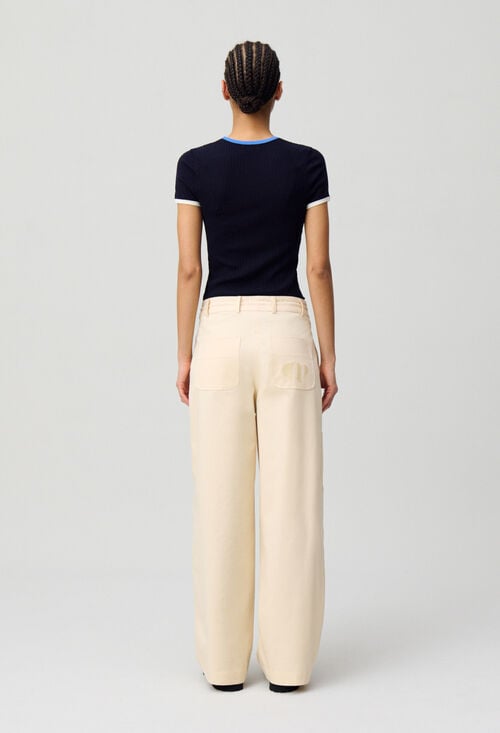 Claudie Pantalon Cargo Taille Basse Pour Femme