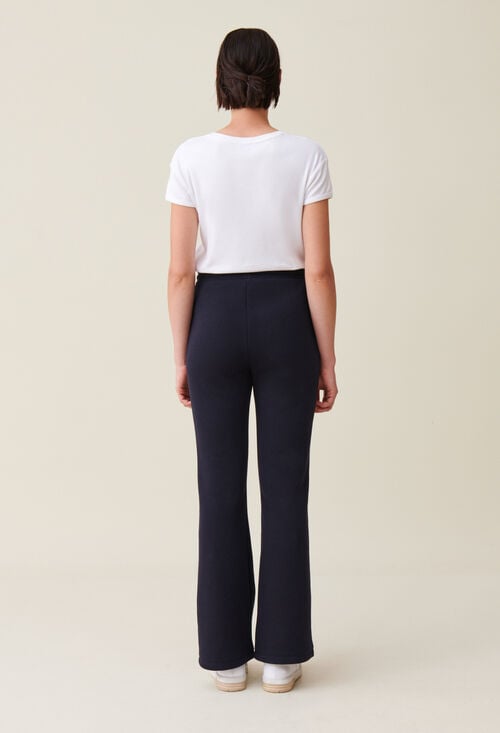 Claudie Pantalon Confort Marine Pour Femme