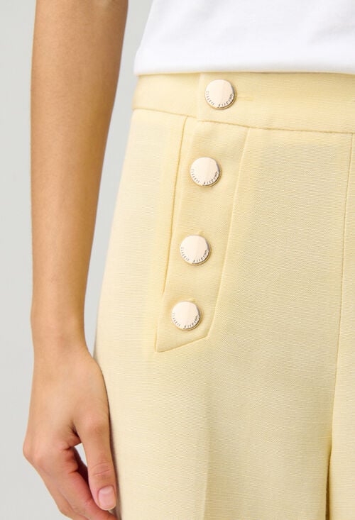 Claudie Pantalon Droit à Pont Pour Femme
