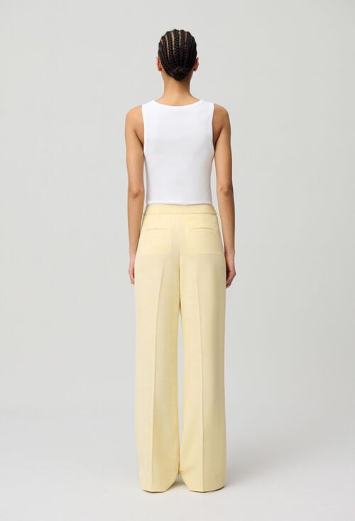 Claudie Pantalon Droit à Pont Pour Femme