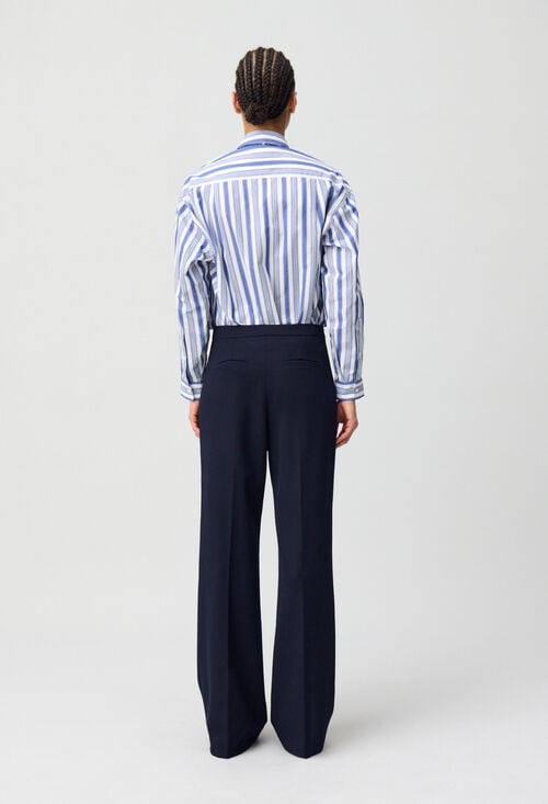 Claudie Pantalon Droit à Pont Pour Femme