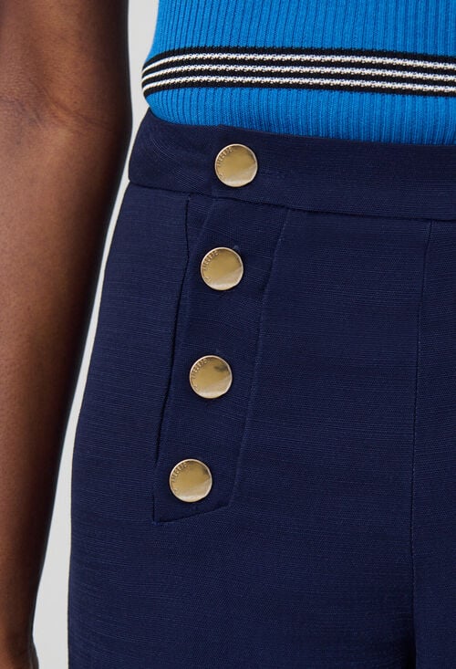 Claudie Pantalon Droit à Pont Pour Femme