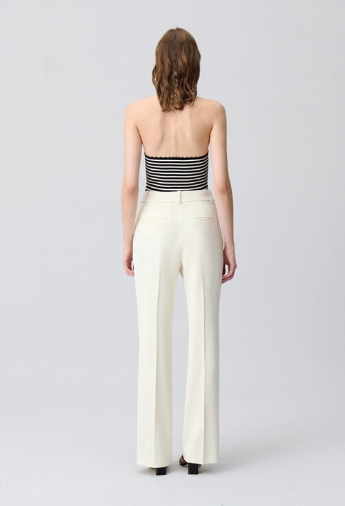 Claudie Pantalon Droit De Tailleur Pour Femme