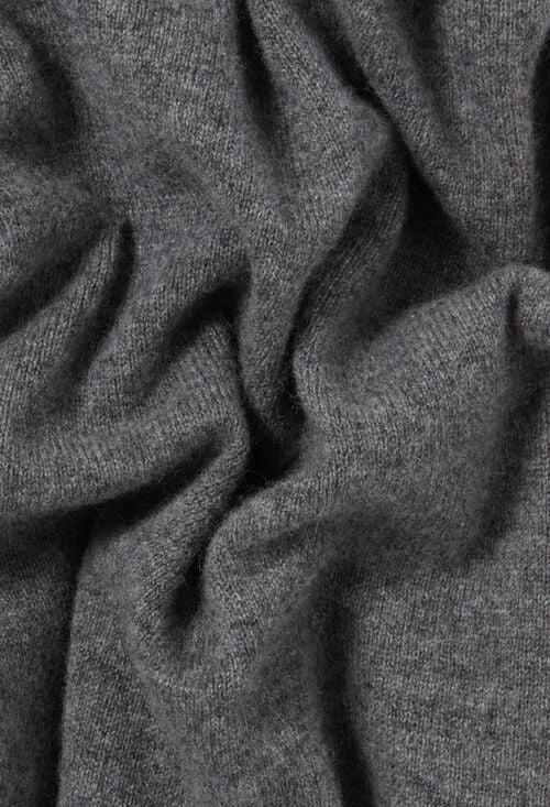 Claudie Pantalon Fluide Cachemire Gris Pour Femme