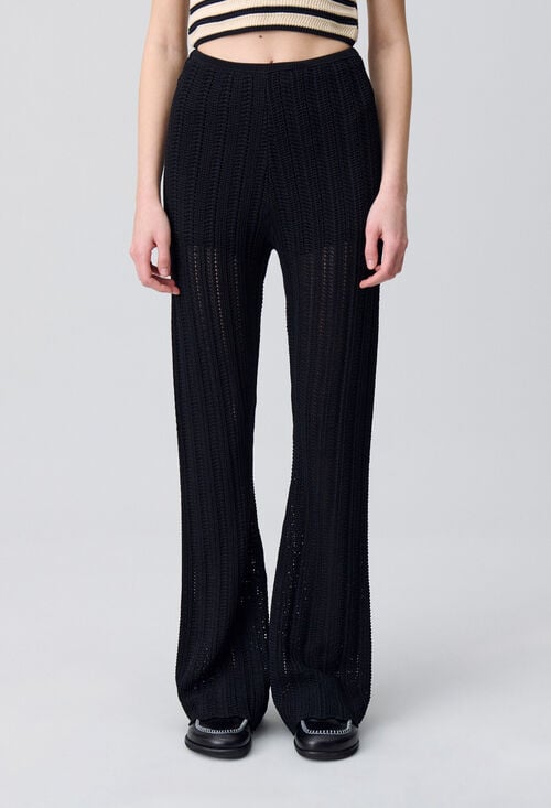 Claudie Pantalon Fluide Crochet Pour Femme