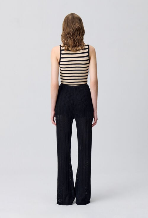Claudie Pantalon Fluide Crochet Pour Femme