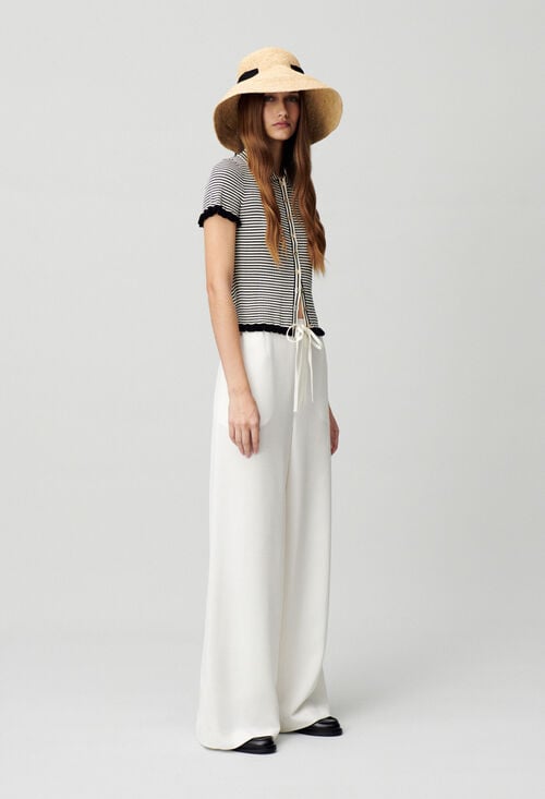 Claudie Pantalon Fluide élastiqué Pour Femme