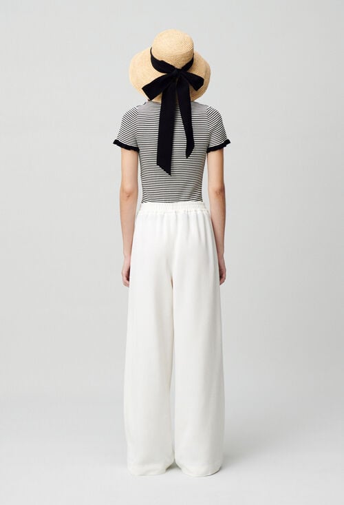 Claudie Pantalon Fluide élastiqué Pour Femme